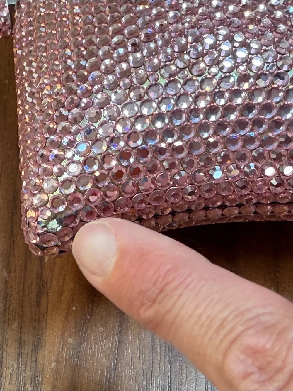 Stephanie Brand, swarovski Crystal Pink Crystal Evening Clutch.